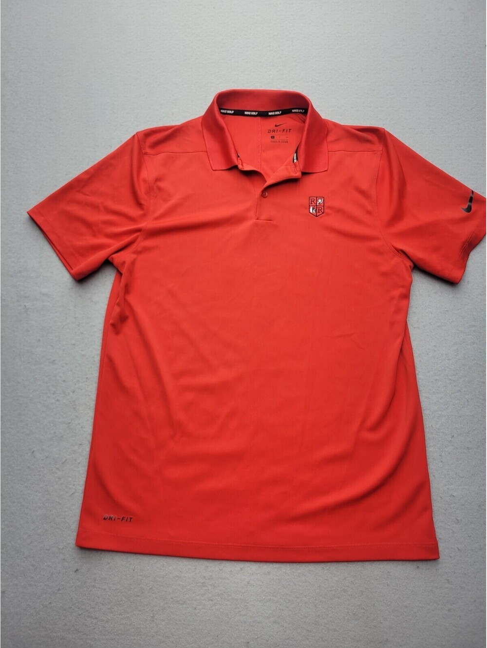 Nike Men's Polo Small Red Golf Polyester Thailand Performance Athletic